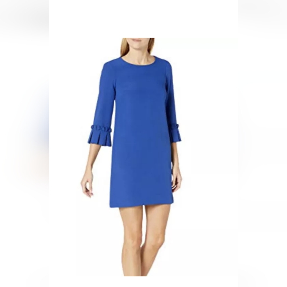 Tahari Origami Sleeves Dress